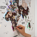 Map on Board LED 2.0 Cappuccino