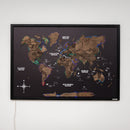Map on Board LED 2.0 Dark Walnut