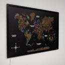 Map on Board LED 2.0 Dark Walnut