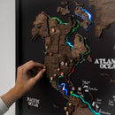 Map on Board LED 2.0 Dark Walnut