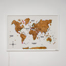 Map on Board LED 2.0 Oak