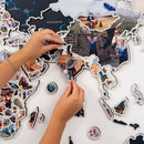 World Photo Map Midnight