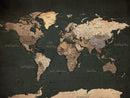 Custom Push Pin World Map Wall Art – Personalized Travel