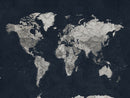 Personalized World Map Canvas – Custom Framed Push Pin
