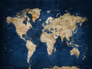 Custom Push Pin World Map Personalized Travel Tracker Canvas