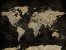 Push Pin World Map Canvas Wall Art Print, Interactive Travel