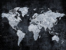 Personalized Push Pin World Map Canvas – Custom Framed