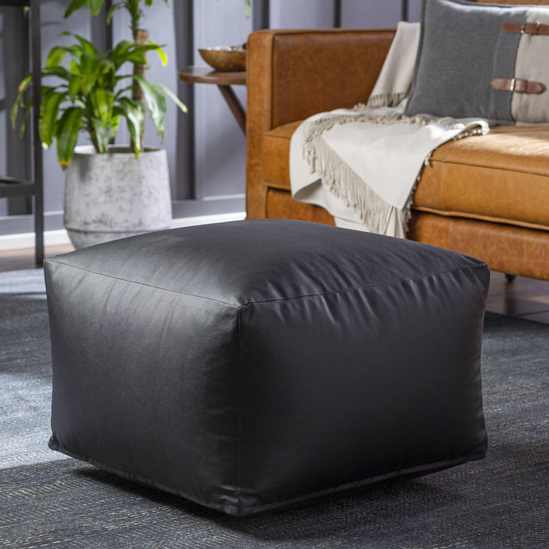 Schwadorf Black Pouf