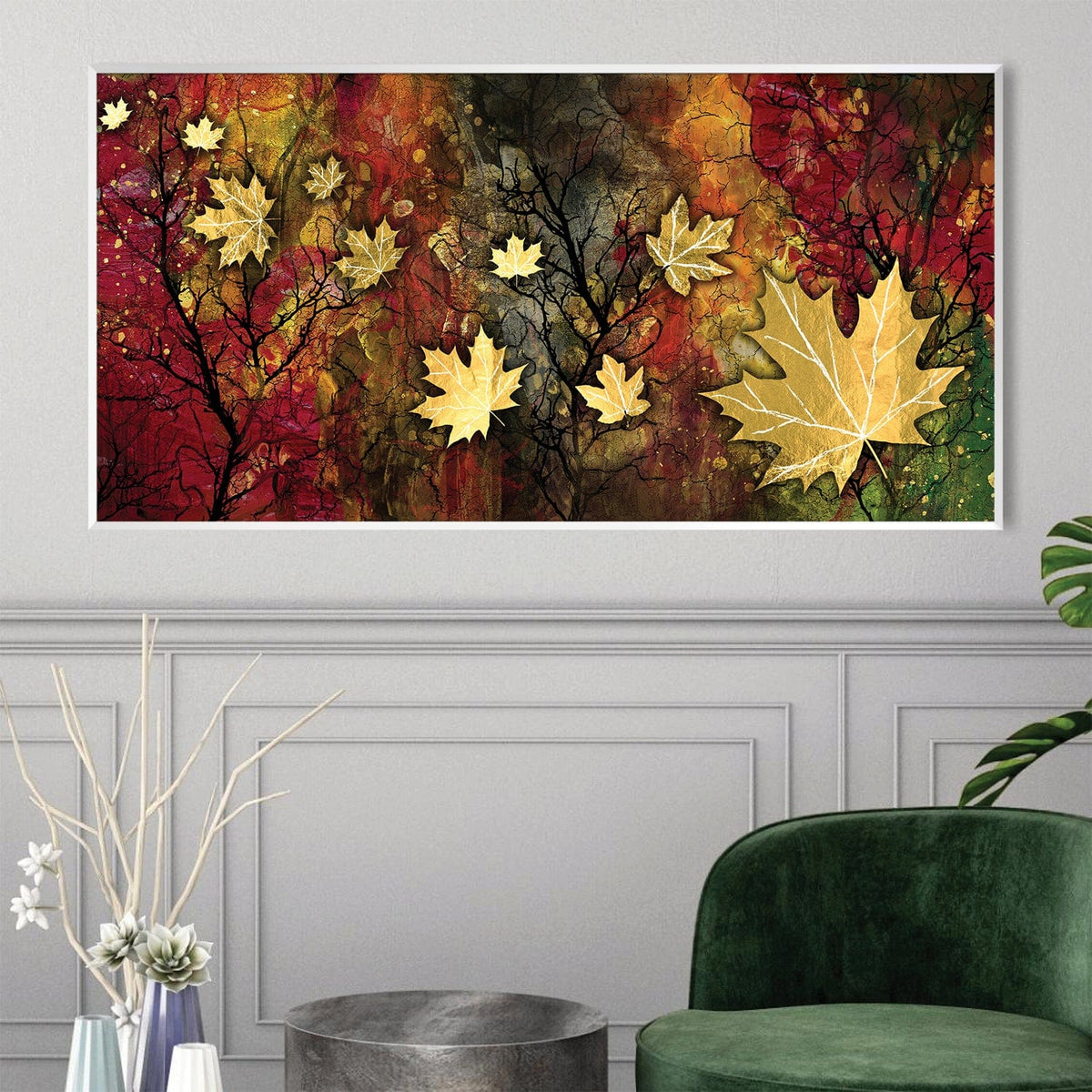 Maple Leaf Forest Canvas, photo 3 of 8
