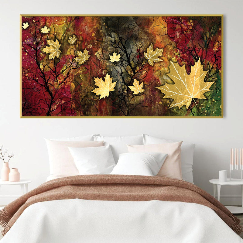 Maple Leaf Forest Canvas