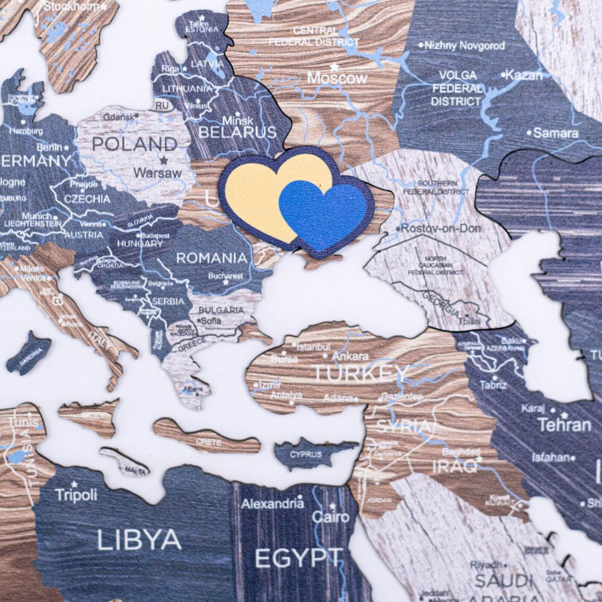 2D Wooden World Map Mystery, photo 2 of 10