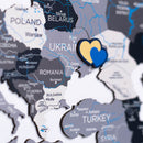2D Wooden World Map Nordik