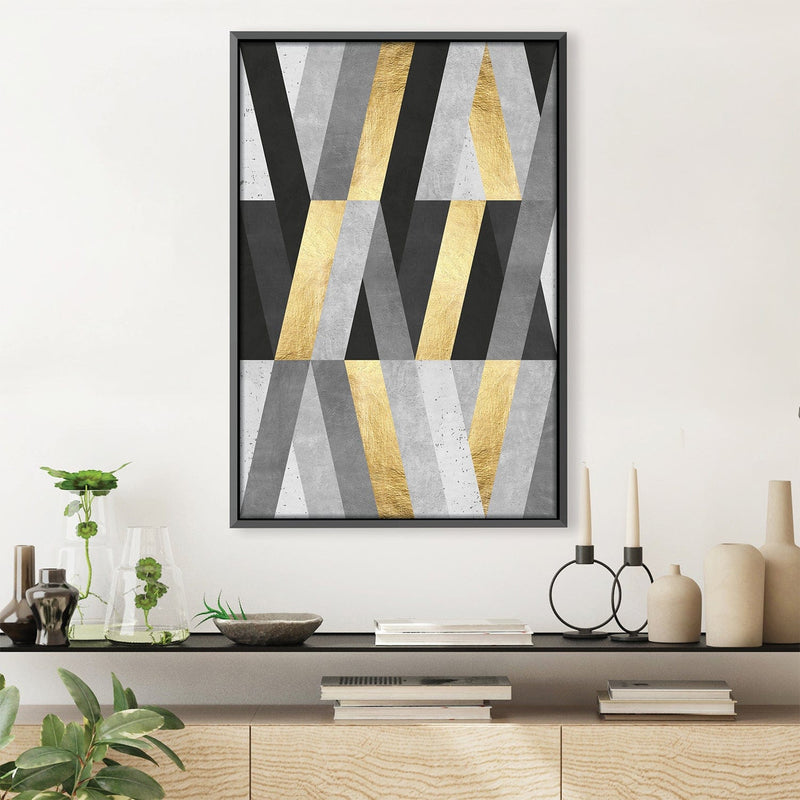 Marble and Gold Art II Canvas