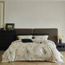 GobekUsa 100s Egyptian Cotton Printed Bedding Set with Sheet, Duvet Cover, and Pillowcase