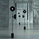 GobekUsa Marble LED Floor Light with Funnel Shade for Modern Living Rooms