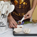 GobekUsa 18Pcs Silicone Kitchen Utensils Turner Spatula Measuring Spoon Cooking Tool Set