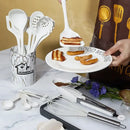 GobekUsa 18Pcs Silicone Kitchen Utensils Turner Spatula Measuring Spoon Cooking Tool Set