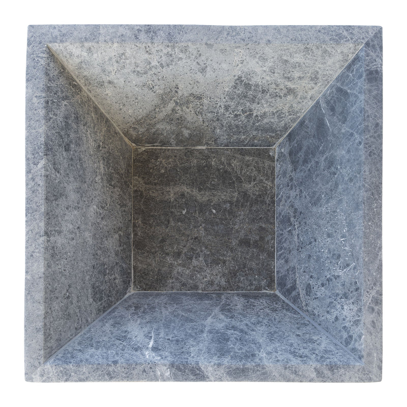 Silver Shadow Marble Natural Stone Fire Pit