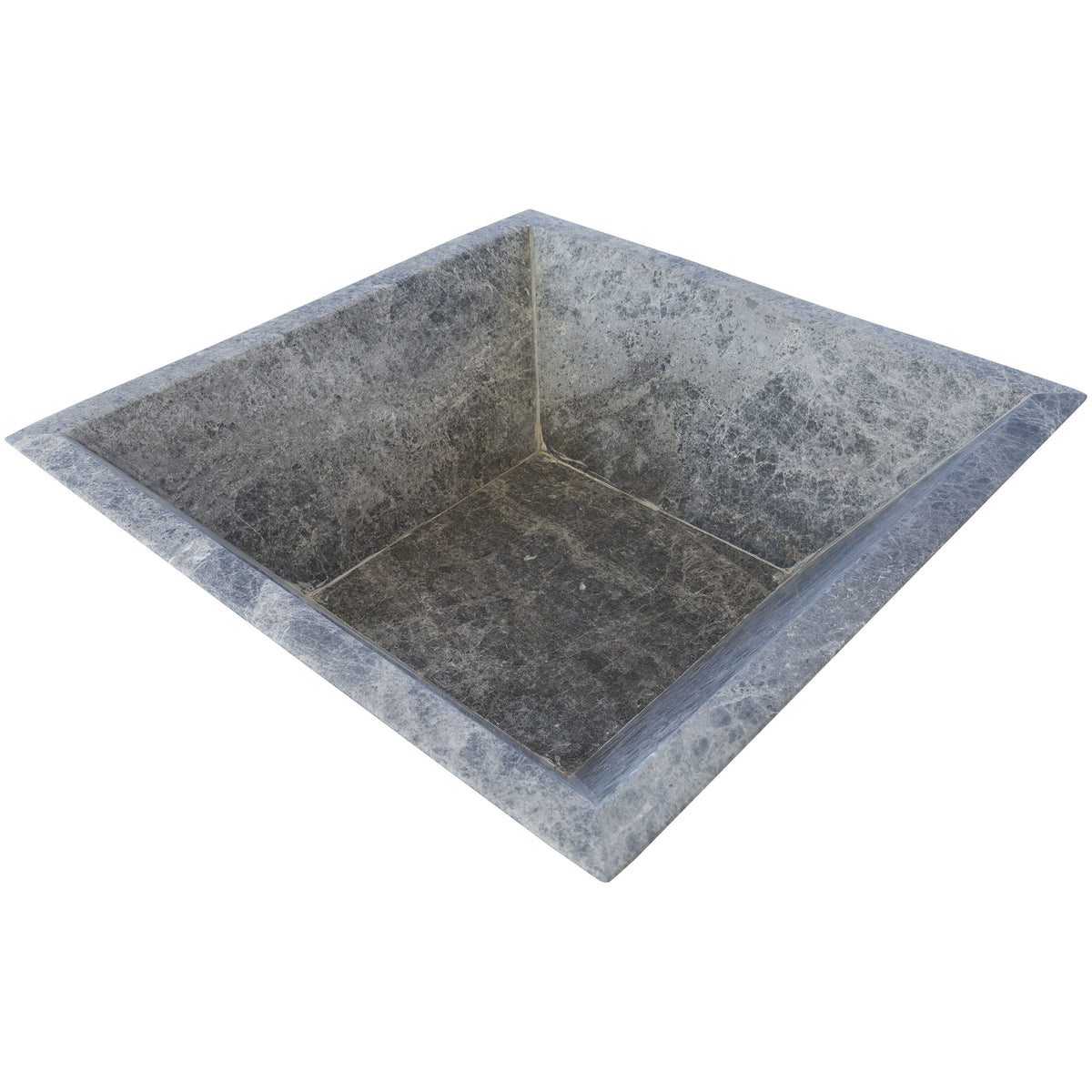 Silver Shadow Marble Natural Stone Fire Pit, photo 3 of 8