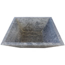 Silver Shadow Marble Natural Stone Fire Pit