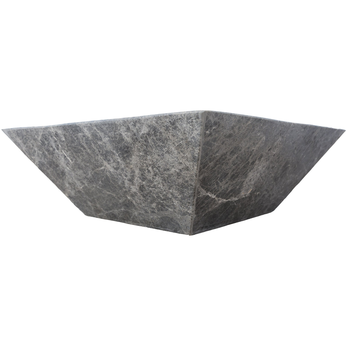 Silver Shadow Marble Natural Stone Fire Pit, photo 2 of 8