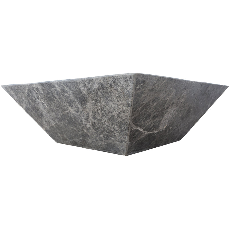 Silver Shadow Marble Natural Stone Fire Pit, photo 2 of 8