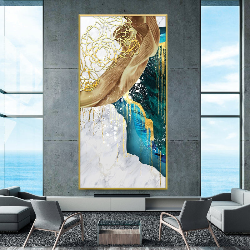 Marbled Elegance Canvas