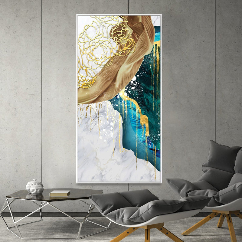 Marbled Elegance Canvas