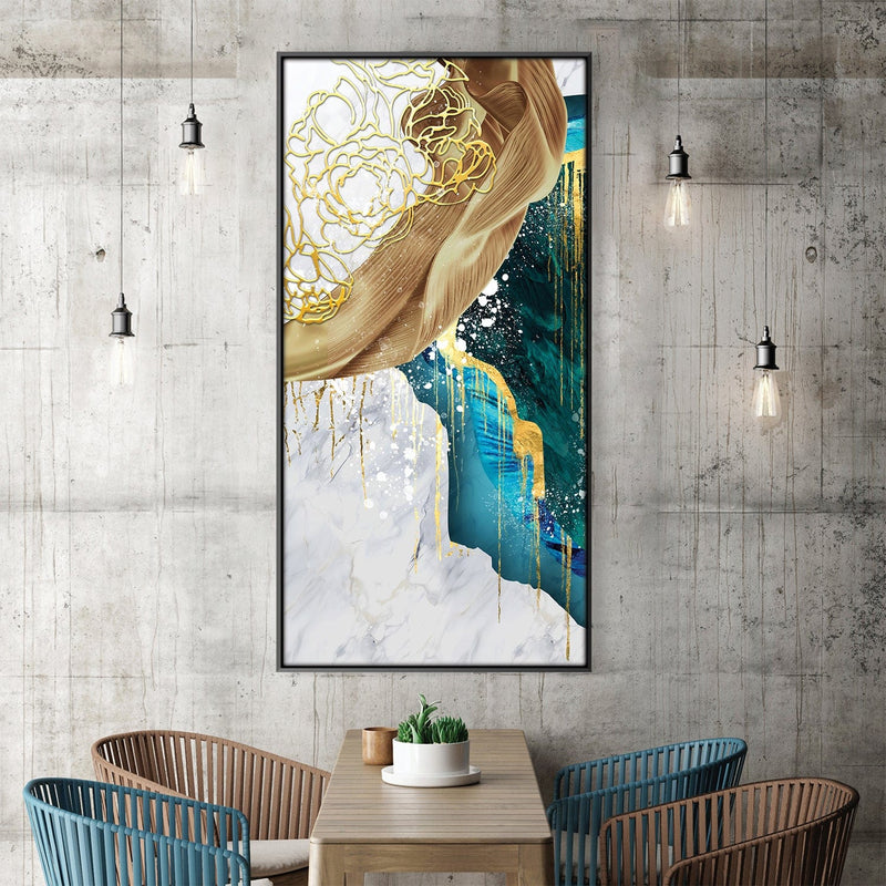 Marbled Elegance Canvas