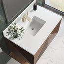 James Martin Marcello 36" Floating Single Bathroom Vanity, Chestnut