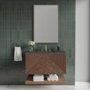 James Martin Marcello 36" Floating Single Bathroom Vanity, Chestnut