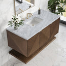 James Martin Marcello 48" Floating Single Bathroom Vanity, Chestnut