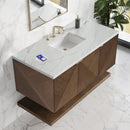 James Martin Marcello 48" Floating Single Bathroom Vanity, Chestnut