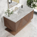 James Martin Marcello 48" Floating Single Bathroom Vanity, Chestnut