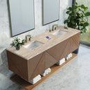 James Martin Marcello 72" Floating Double Bathroom Vanity, Chestnut