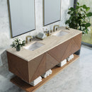 James Martin Marcello 72" Floating Double Bathroom Vanity, Chestnut