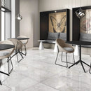 Marfil Real Polished Marble Look Porcelain Tiles 24x48