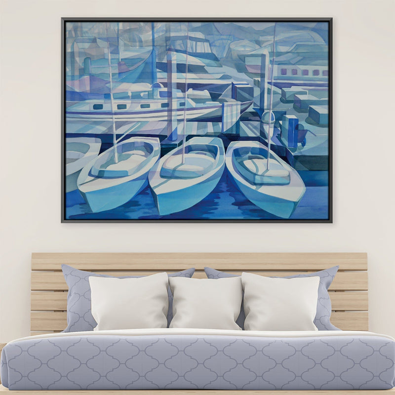 Marina in Blue Canvas