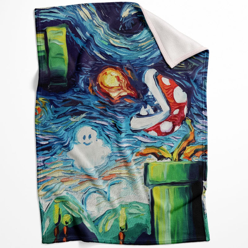 Mario Van Gogh Blanket