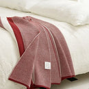 GobekUsa Cozy Striped Knit Blanket for All Seasons
