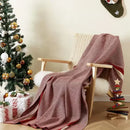 GobekUsa Cozy Striped Knit Blanket for All Seasons