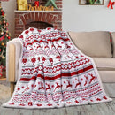 GobekUsa Cozy Flannel Blanket for Christmas Sofa Cover in Digital Lamb Wool Nap Blanket