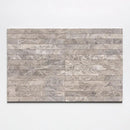 Maroon Di Notte Fine Textured Plank Marble Tiles 1 9/16x18