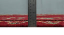 Maroon Indian Wedding 5x7, Hand Spun Wool Hand Knotted Antique Rug | KNT20