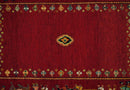 Maroon Indian Wedding 5x7, Hand Spun Wool Hand Knotted Antique Rug | KNT20