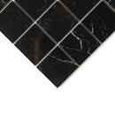 Marquina Nero Lux Glossy Straight Joint 2x2 Porcelain Mosaics 12x12