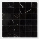 Marquina Nero Polished 2x2 Porcelain Mosaics 12x12
