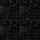 Marquina Nero Polished 2x2 Porcelain Mosaics 12x12