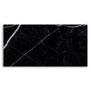Marquina Nero Polished Marble Look Porcelain Tiles 12x24