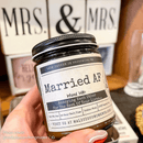 Malicious Women Co Married AF 9oz Funny Candle | Soy Wax Scented Candle Home Fragrance Family Decor